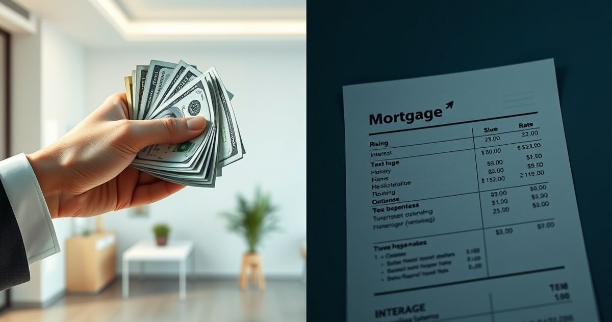 Visual representation of a premium pricing rebate, showing reduced upfront costs balanced against a higher long-term interest rate.