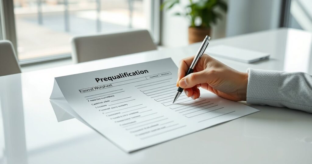 Prequalification Worksheet: What It Is and Why It Matters