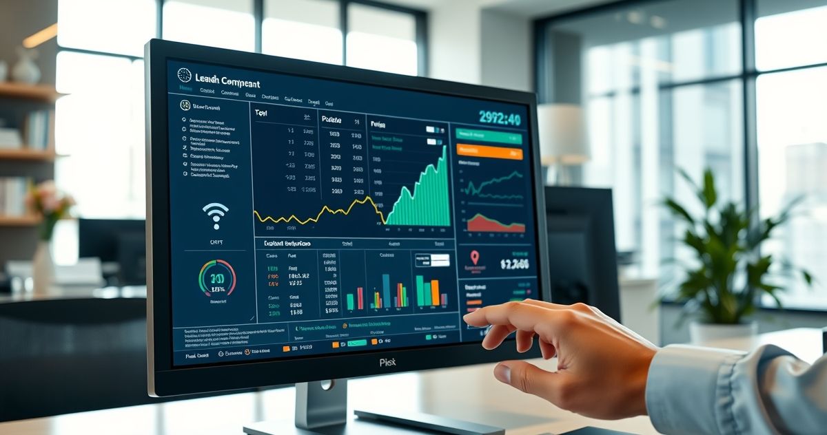 Image of a computer screen showing a digital interface with financial data, representing the USDA Guaranteed Underwriting System.