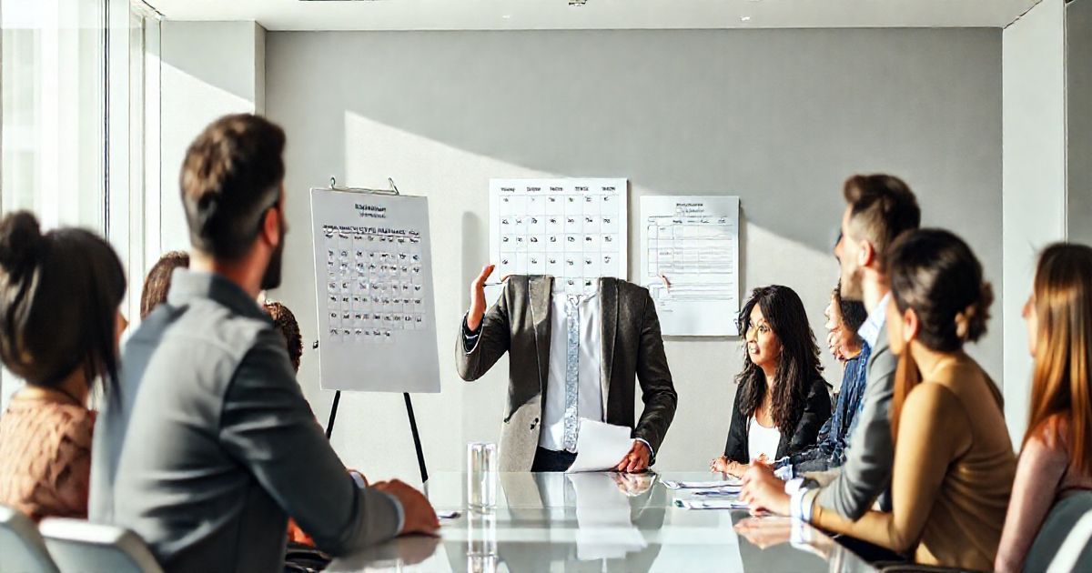 Tax advisor points to the signature line on a Form 2553 while indicating a due date on a paper calendar as a small business owner listens.