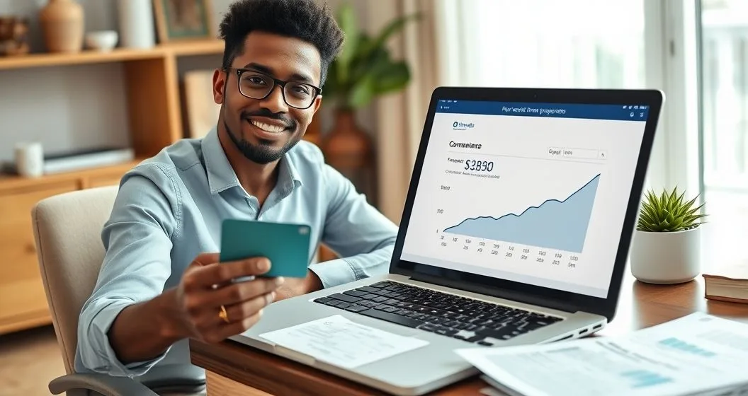 Professional comparing convenience fee and projected interest while preparing to pay taxes online