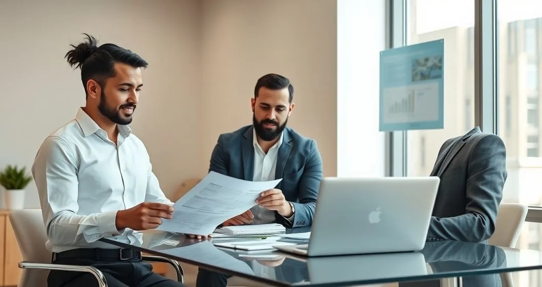 Three diverse professionals at a small office table reviewing a payroll register timecards and bank slips to illustrate internal controls preventing payroll tax mistakes